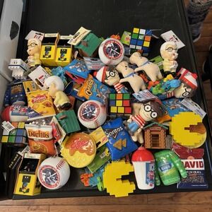 Ruz Ornament Lot of 48 Pringles Reese's Doritos Twizzlers White Castle Pac-Man..